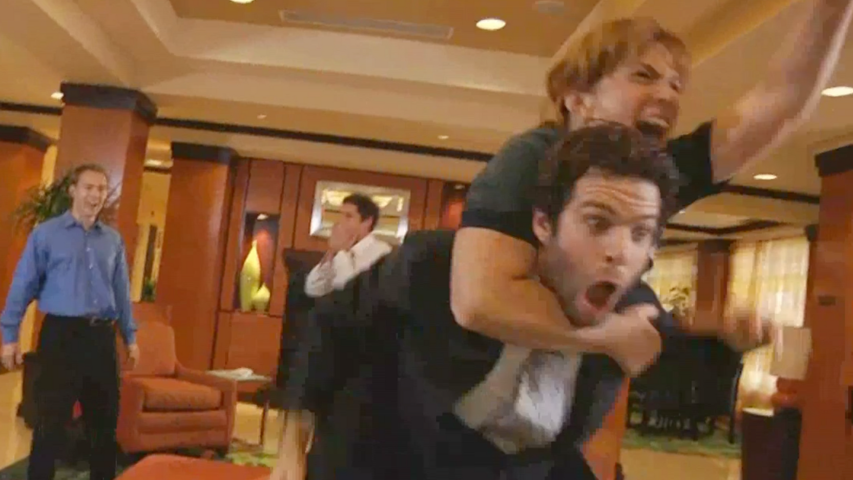 VIRAL VIDEO: Soccer Players Destroy Lobby